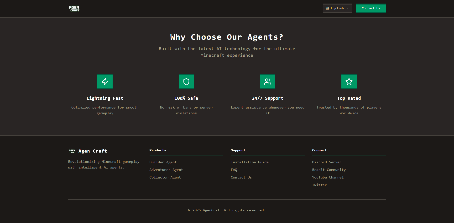 minecraft-website